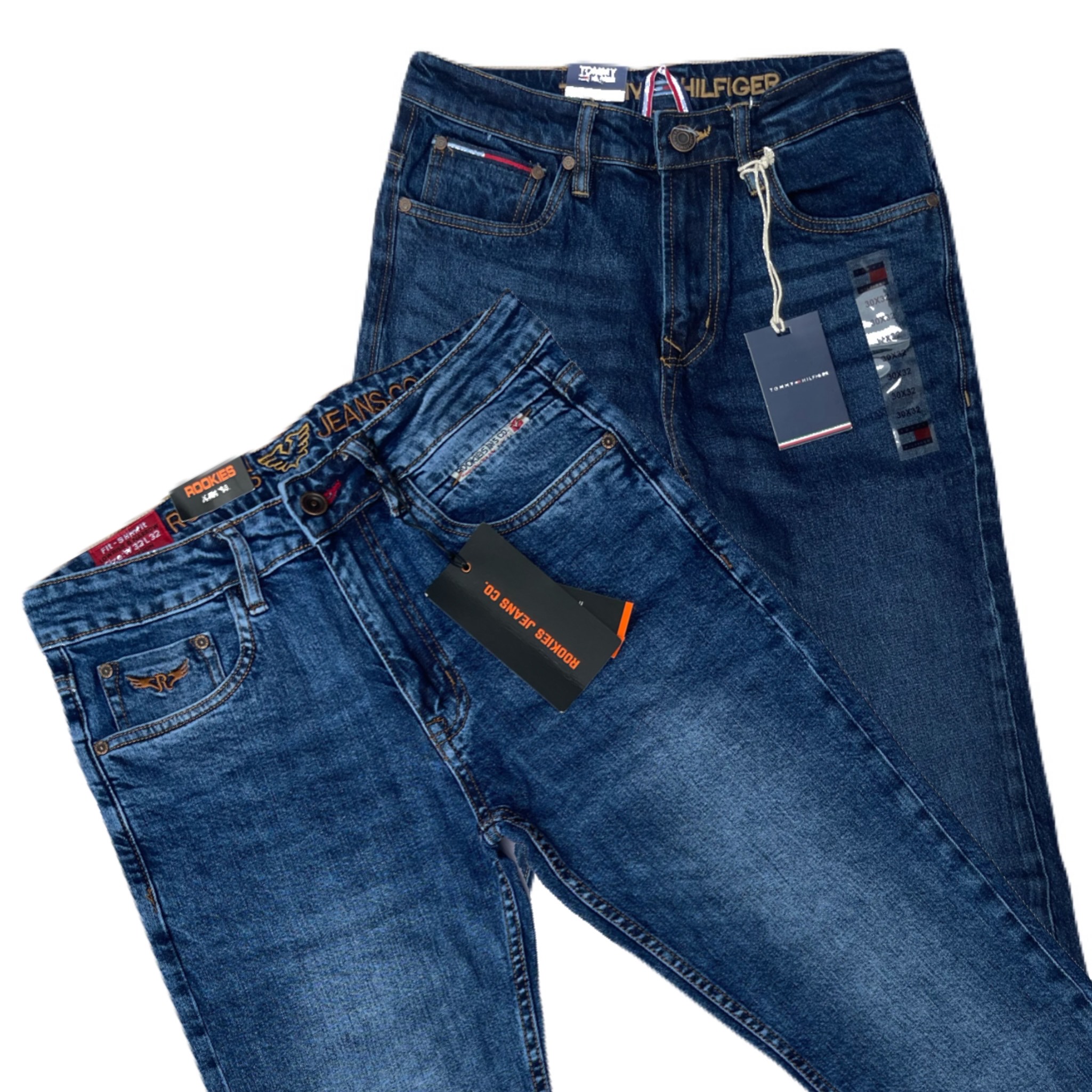 Tommy Hilfiger and rookies denim jeans combo